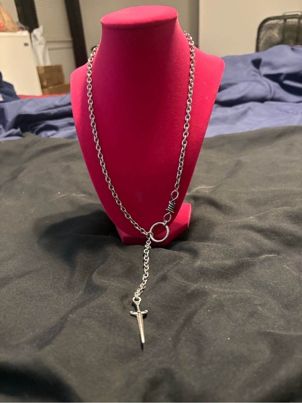 Torrid Sterling-Style Silver Sword Pendant Necklace - Women's Jewelry